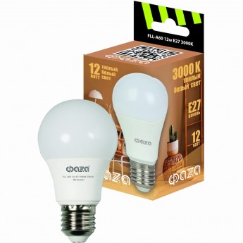 Лампа JAZZWAY ФАZА FLL- A60 12w E27 3000K 230/50 Лампа JAZZWAY ФАZА FLL- A60 12w E27 3000K 230/50