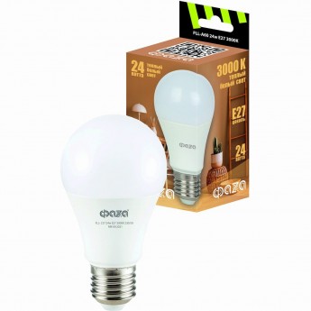 Лампа JAZZWAY ФАZА FLL- A60 24w E27 3000K 230/50 Лампа JAZZWAY ФАZА FLL- A60 24w E27 3000K 230/50