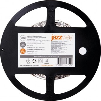 Лента JAZZWAY PLS 5050, 30 Warmwhite IP20 5м Лента JAZZWAY PLS 5050, 30 Warmwhite IP20 5м